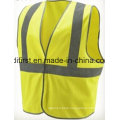 Lime Class 2 High Visibility Safety Vest with Velcro Closure